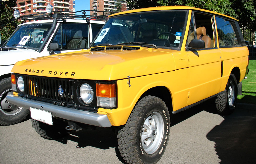 Yellow 1979 Range Rover