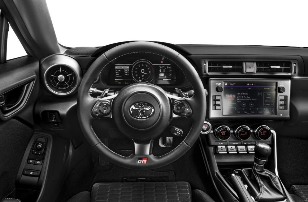 2024 toyota gr86 driver dash