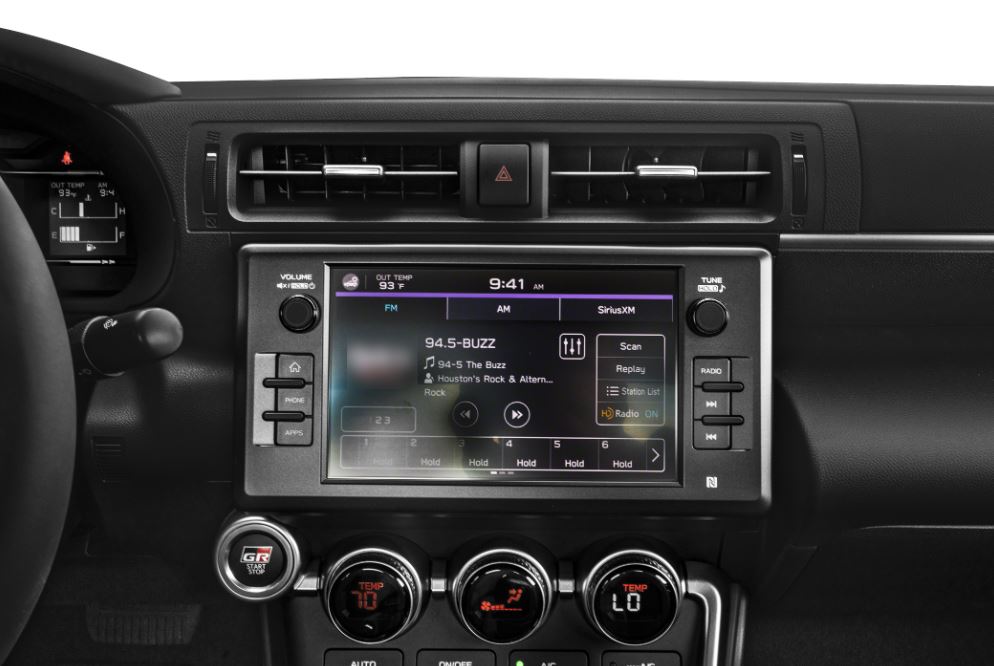 2024 toyota gr86 infotainment