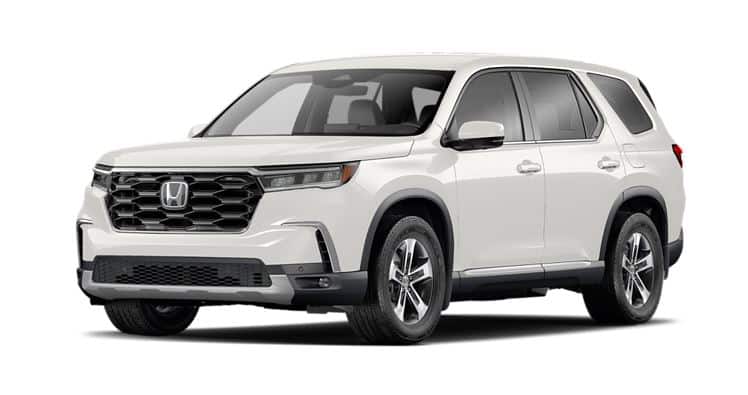 2023 honda pilot ex-l model platinum white pearl