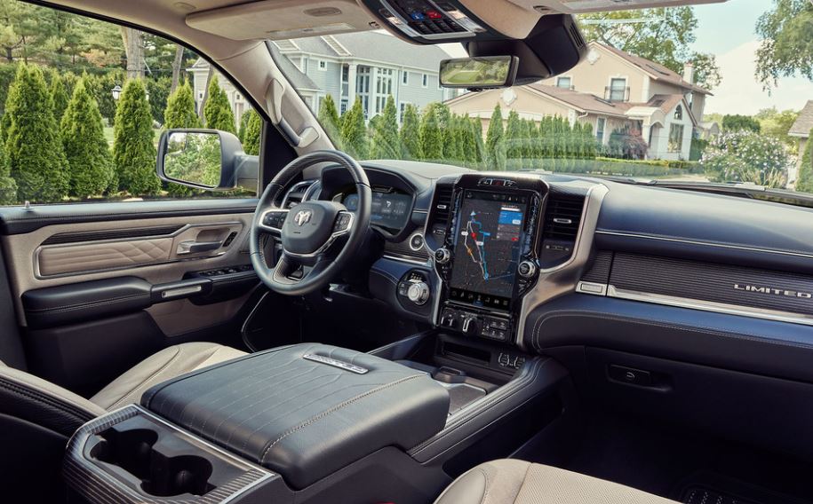 2023 ram 1500 interior dashboard elite package