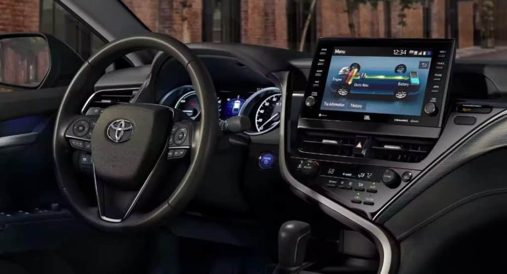 2023 toyota camry driver dash