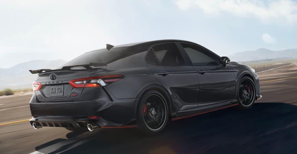 2023 toyota camry trd rear