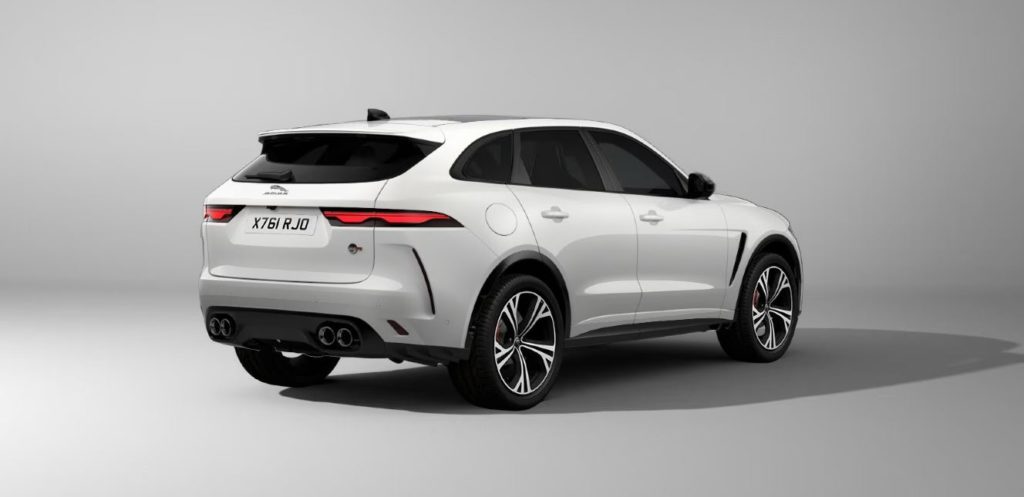 2024 jaguar f-pace fuji white rear