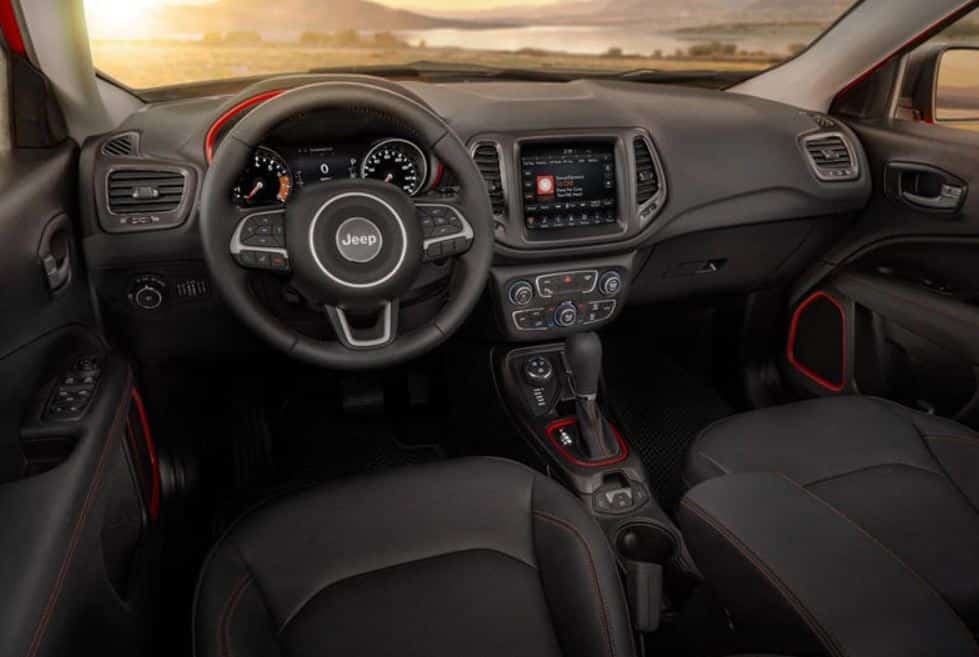2017 Jeep Compass interior driver dash