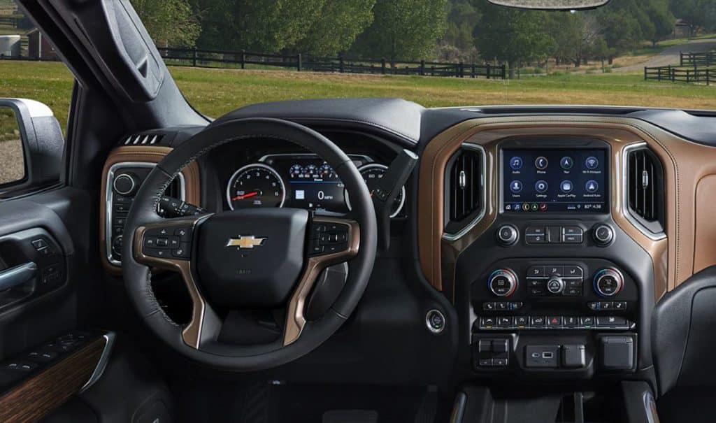 2020 chevrolet silverado 1500 interior driver dashboard