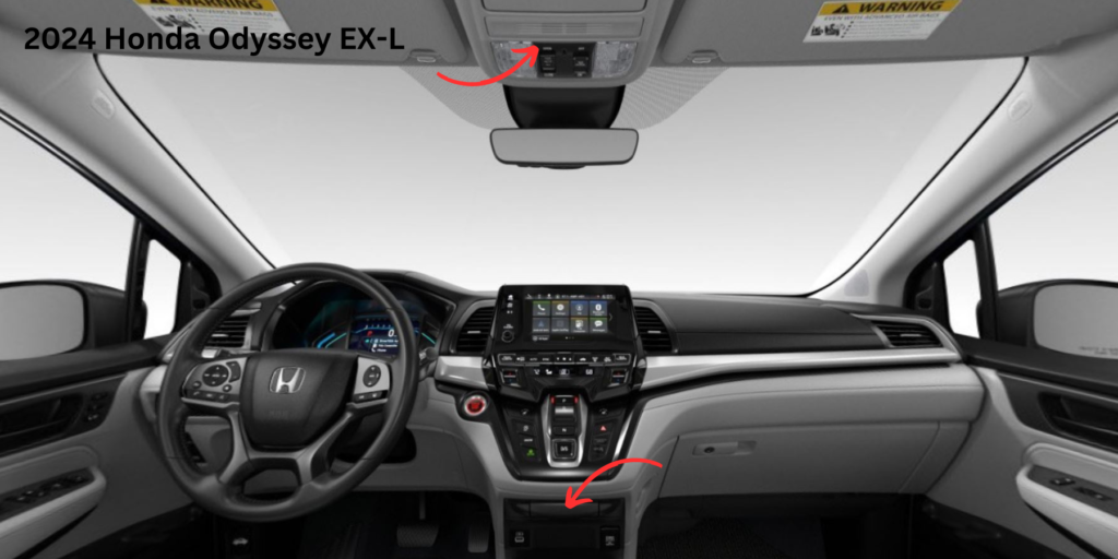 2024 Honda Odyssey EX-L interior dashboard features