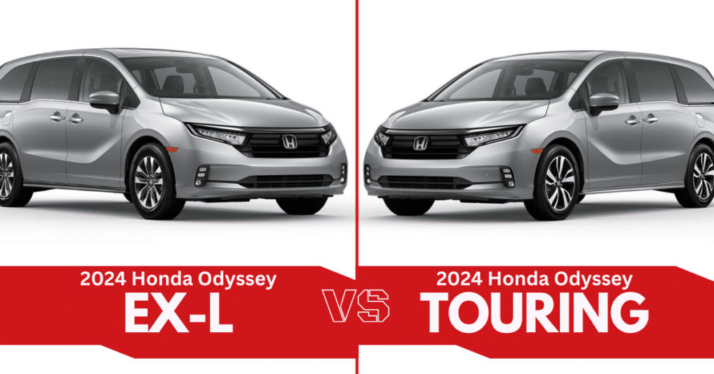 2024 Honda Odyssey EXL vs Touring Trim Level Comparison