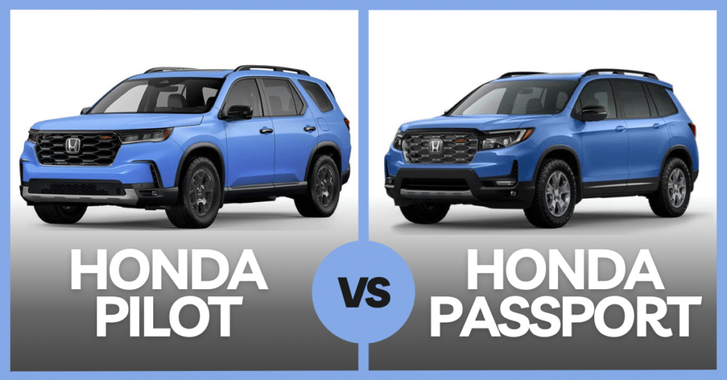 2024 Honda Pilot vs Passport A MidSize SUV Comparison